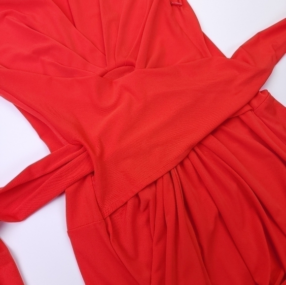 Michael Kors Orange Maxi Dress Sz 6 - Picture 11 of 15